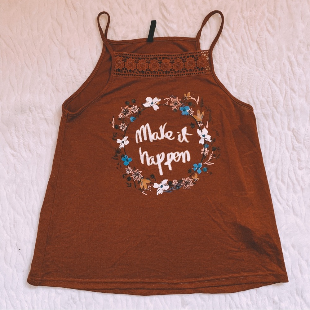 ‘Make It Happen’ Lace Tank